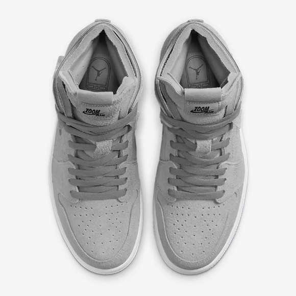 Womens jordan 1 grey suede - Picture 3 of 5